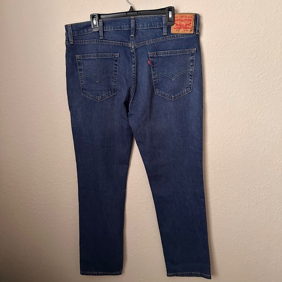 Levi's 511 Slim Stretch Jeans Men's W38 L32 Dark Wash Denim New With Tag - Picture 2 of 6